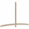 Ekena Millwork Bellingham Smooth Timber Gable Bracket, Douglas Fir, 108"W x 63"H x 1 1/2"D x 3 1/2"F, 14/12 Pitch GBW108X63X0204BEL00SDF - alternate 2